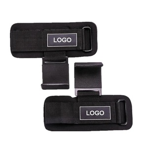 GAF Diseño de logotipo personalizado Ajustable Fitness Antideslizante Pull Up Deadlift Levantamiento de pesas Correas de gancho para hombres y mujeres - Product Image 2