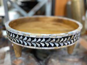 Handcrafted Versatile Wooden Tray <b>for</b> Minimalist <b>Display</b> <b>for</b> Trinkets Candles or Dishes & <b>Plates</b> - Product Image 2