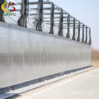 Commerciële multi-span PC-plaat kas Venlo-type landbouwkas met hydrocultuursysteem voor groenteteelt