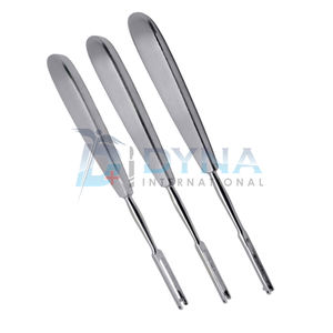 Juego de 3 piezas de alta calidad de cuchillo recto giratorio Ballenger de 3mm, 4mm y 5mm, instrumentos quirúrgicos certificados CE - Product Image 5