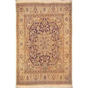 Tapis persan Nain unique en son genre, 6'8 x 6'5 - Product Image 1