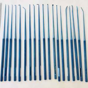 Nuevo Juego de Microdisectores Rhoton, 19 Disectores de Acero Inoxidable de Grado Quirúrgico, Autoclavables, Reutilizables, Manuales, para Cirugía Ortopédica - Product Image 4