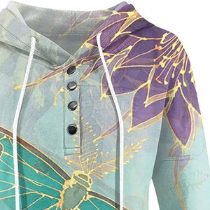 Sudaderas con sublimación personalizadas para mujer, estilo único, color personalizado, sudaderas con sublimación para mujer en venta. - Product Image 5
