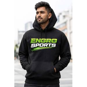 Sweat-shirts à capuche personnalisés avec impression graphique, best-sellers, en coton, à épaules tombantes, unisexes, sweats-shirts vierges surdimensionnés et lourds - Product Image 1