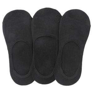 Men's Loafer <b>Socks</b> Pack Of 3 (Z260) - <b>Black</b> - Product Image 1