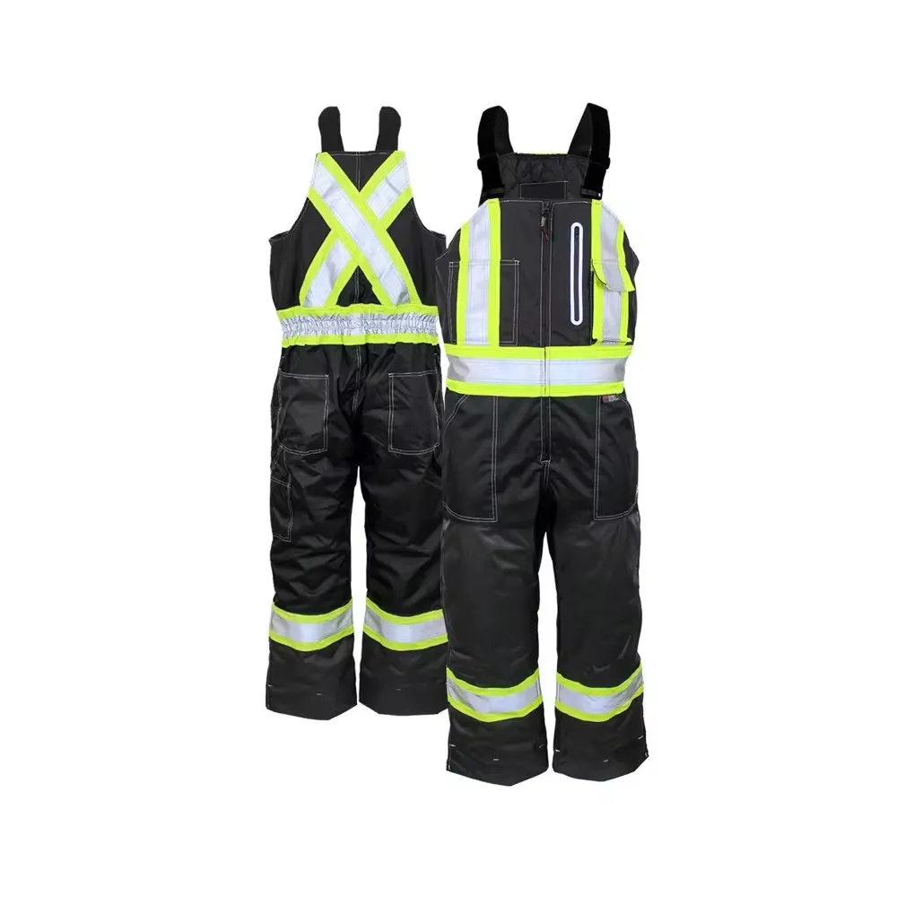 Combinaison bavoir unisexe durable, vêtements de travail imperméables, combinaison à bretelles, uniforme à poches multiples, pantalon cargo sans manches