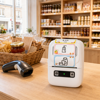 Imprimante d'étiquettes sans fil portable Xprinter BX1 populaire pour les magasins de détail