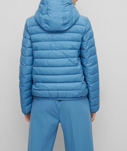 Chaqueta de invierno para mujer, nuevo estilo, impermeable, con cremallera, Abrigo acolchado, cuello vuelto, Top corto, transpirable, diseño acolchado, suelto - Product Image 6