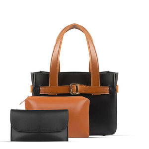 Sac fourre-tout de grande capacité pour femmes de qualité supérieure Conception personnalisée de luxe Options de fermeture à glissière en cuir véritable sac à main pour femmes en gros - Product Image 1