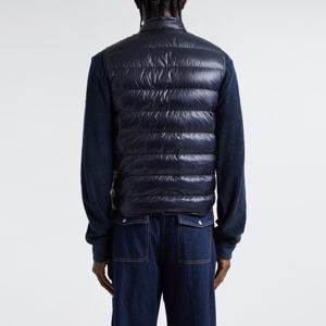 Style chaud sur mesure nouvelle mode hiver fermeture éclair jusqu'à veste sans manches matelassé imperméable bouffant gilets pour hommes personnalisé - Product Image 3