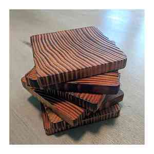 Meilleures ventes à bas prix Dessous de verre imprimés personnalisés fabriqués à la main Noyer Mango Bois Conception personnalisée fabriquée en Inde avec une qualité supérieure - Product Image 1