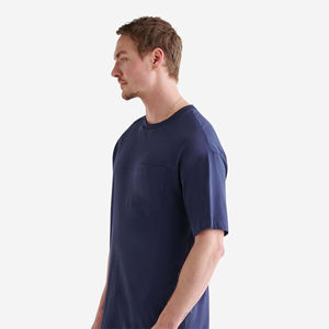 Camiseta ligera y transpirable para hombre con bolsillo en el pecho Durable de gran tamaño para ropa de trabajo y actividades diarias - Product Image 3