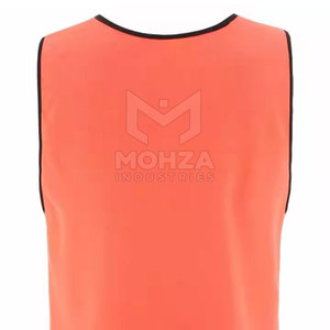 Best Selling Breathable Short Sleeve <b>Training</b> <b>Bibs</b> High Quality Solid Color Made in Pakistan - Product Image 5