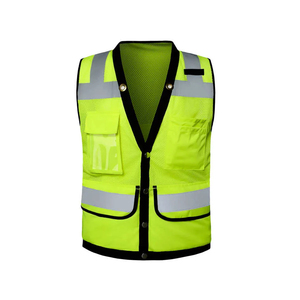 Custom Logo Pocket Work Construction <b>White</b> Safety <b>Vest</b> Safety Jackets Personalized Safety <b>Vest</b> With Pockets quick dry <b>men</b> <b>vest</b> - Product Image 4