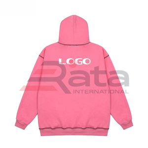 Hoodies personnalisés haut de gamme avec impression en relief, imperméables, respirants, en flanelle, décontractés, à la mode, streetwear, hiver, hip-hop - Product Image 4