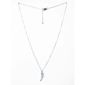 NOVAMART Fine Buy Premium 925 Sterling <b>Silver</b> Pendants for Women Girls Animal Shape <b>Box</b> <b>Chain</b> Rose Gold Zircon Emerald Cut Pearl - Product Image 4