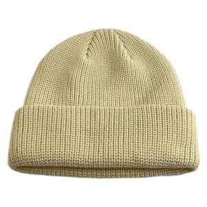 Gorros de punto Jacquard de mezcla de lana personalizados con estampado digital de cuadros para uso en la playa - Product Image 4