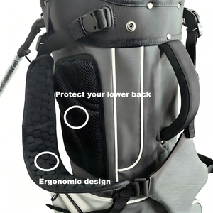 Sac de golf personnalisé avec broderie de logo, léger, de luxe, avec support, organisateur professionnel, style <span class=keywords><strong>tour</strong></span>, sac de transport - Product Image 2