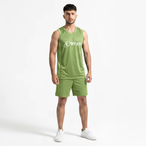 Maillot de basket-ball Premium Ocean Patina pour les équipes d'élite, les clubs d'entraînement, vêtements en maille respirante - Product Image 1