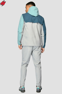 Color Block 2 piezas chándales cortavientos talla L personalizado 100% poliéster nailon ropa deportiva chándales 2 uds conjuntos - Product Image 6