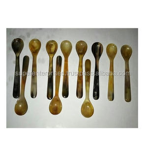 Multiple Natural Theme Design Handcrafted Horn Cutlery Spoon Shiny Spoons Cutlery Dinnerware Best Kitchen Supplies Flatware Sets - Product Image 2