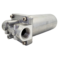 Nouveau filtre à huile hydraulique industriel JUNWAVE, filtration des particules de 100 microns, boîtier en aluminium à maille métallique, entrée 3/4" 1", garantie 1 an