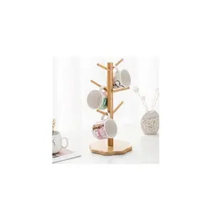 New design wood mug holder best quality and home and tabletop decor wooden mug and cup holder tree at cheap price