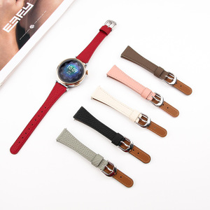 Bracelet de montre en cuir véritable de luxe, fin, 18 mm, compatible avec <span class=keywords><strong>Huawei</strong></span> <span class=keywords><strong>Watch</strong></span> <span class=keywords><strong>GT</strong></span> 4 5, texture litchi, élégant, bracelet de remplacement pour femme - Product Image 6