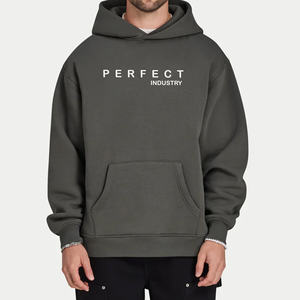 เสื้อมีฮู้ดสำหรับผู้ชายเสื้อสวมหัวแบบยูนิเซ็กส์เสื้อมีฮู้ดพิมพ์ลายพัฟออกแบบโลโก้ได้ตามต้องการ - Product Image 6