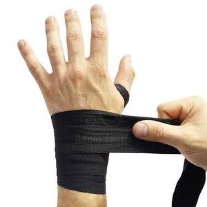 Envolturas de mano de boxeo de algodón personalizadas con logotipo, precio de fábrica, OEM/ODM disponible para marcas deportivas - Product Image 3