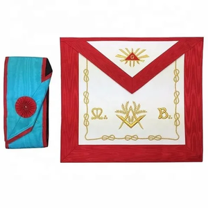 Premium Quality Handmade Craft Apron With Pocket Regalia Degree All Masonic Gifts Resin Crafts Garment religious Accessories - Product Image 2