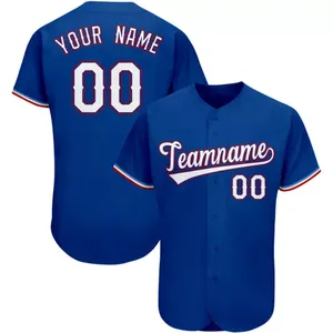 Latest Wholesale High Quality Sublimation Custom Made <b>Baseball</b> Uniform Design Embroidered Logo <b>Baseball</b> Jersey - Product Image 3
