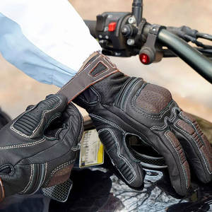 Nouveauté % Gants de moto en cuir de qualité supérieure Fabriqués sur mesure Respirants Protection UV Sports Unisexe Gants de moto - Product Image 2