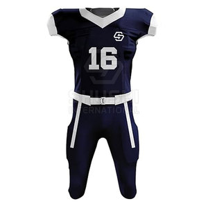 Dernier design d'uniformes de football américain personnalisables pour adultes, respirants, grande taille, manches courtes, prix de gros - Product Image 1