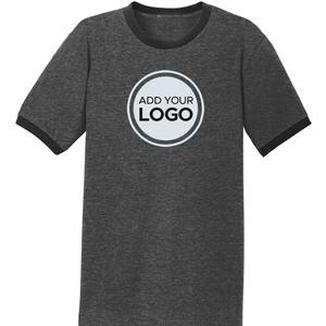 Conception de t-shirts personnalisés avec logo pour l'impression, t-shirt à col rond en tri-mélange - Product Image 5