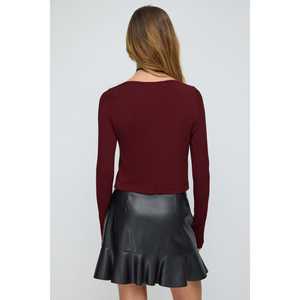 Haut à manches longues sans couture - Product Image 4