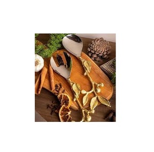 Fourchette cuillère en laiton et couverts design moderne logo personnalisé nouveau design cuillère en laiton produit d'artisanat et de vente naturel - Product Image 3