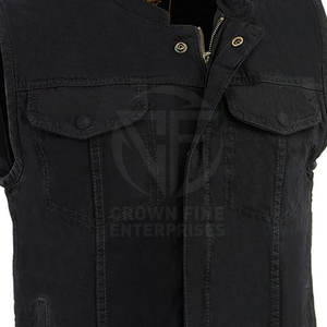 Chaleco de invierno informal de cuero de alta calidad para hombre, chaqueta de Color sólido, transpirable, sin mangas, ropa de calle, diseño personalizado para ropa exterior - Product Image 6