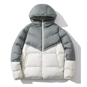 Chaqueta Acolchada Impermeable con Diseño de Logotipo Personalizado, Impresión, MOQ Bajo, 100% Poliéster, Algodón, Capucha, Reversible, Frente de Lona, Cierre Rápido - Product Image 4