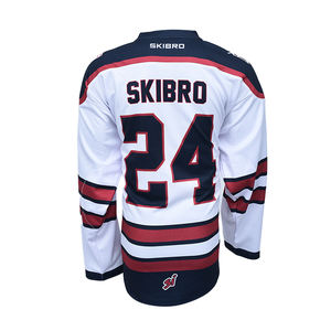 Maillot de hockey sur glace unisexe personnalisé Nouveau design Vêtements de sport fabriqués au Pakistan avec le nom de l'équipe OEM - Product Image 4