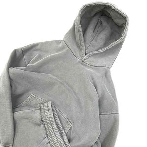 ชุดวอร์มผ้าซักลายกรดของผู้ชายชุดเทรนนิ่งเข้ารูปใส่สบายชุดวอร์มสำหรับผู้ชาย - Product Image 4