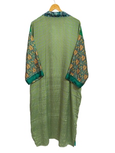 <b>Swim</b> Wear Soft Silk Bathrobe Multi Color <b>Robe</b> Night Wear <b>Robe</b> Indian Vintage Recycled Silk Sari Kimono, - Product Image 6