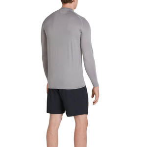 เสื้อรัดรูประบายอากาศได้ดีสำหรับผู้ชายเสื้อผดผื่นแห้งเร็วแบบเรียบ - Product Image 4