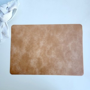 Luxury Texture Genuine Leather <b>Place</b> <b>Mat</b> for Restaurant Dining Table Durable Waterproof Heat Resistant Washable LPM-0086 - Product Image 3