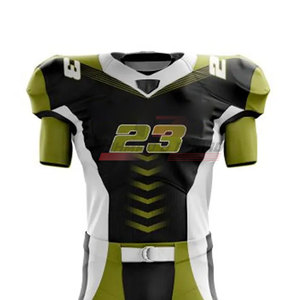 Ensemble d'uniformes de football américain sur mesure, nouvelle arrivée, manches courtes, impression par sublimation, économique, grande taille, respirant, haute qualité - Product Image 3
