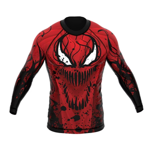 Camiseta de Compresión Deportiva Personalizada para Hombre, Manga Larga, 160g, Spandex/Poliéster, Secado Rápido, Transpirable, Servicio OEM - Product Image 5