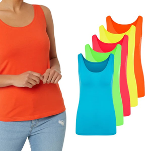 Été Offre Spéciale Débardeur en coton à la mode pour femmes Jersey respirant Casual Solid Pattern Knitted Lace Decoration Hot Camisole - Product Image 3