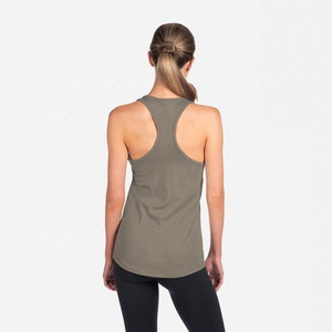 Débardeur de sport léger pour femme avec logo frontal, tissu respirant à séchage rapide, service OEM personnalisé - Product Image 3