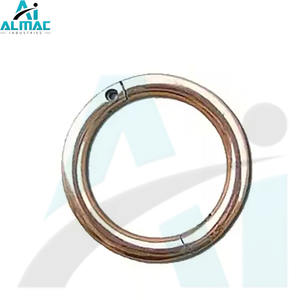 Almac แหวนจมูกวัวเหล็กป้องกันการกัดกร่อนดีไซน์สีเงินออกแบบมาสำหรับความต้องการในการจัดการกับปศุสัตว์กลางแจ้ง - Product Image 5