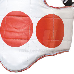 Protector de pecho de cuero sintético de alta calidad profesional Color de logotipo personalizable para MMA Karate Taekwondo Sparring-NAMZA - Product Image 6